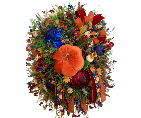 Fall Glam Wreath (Navy)
