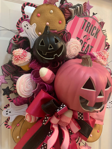 Sweet Pink Jack-o-lantern