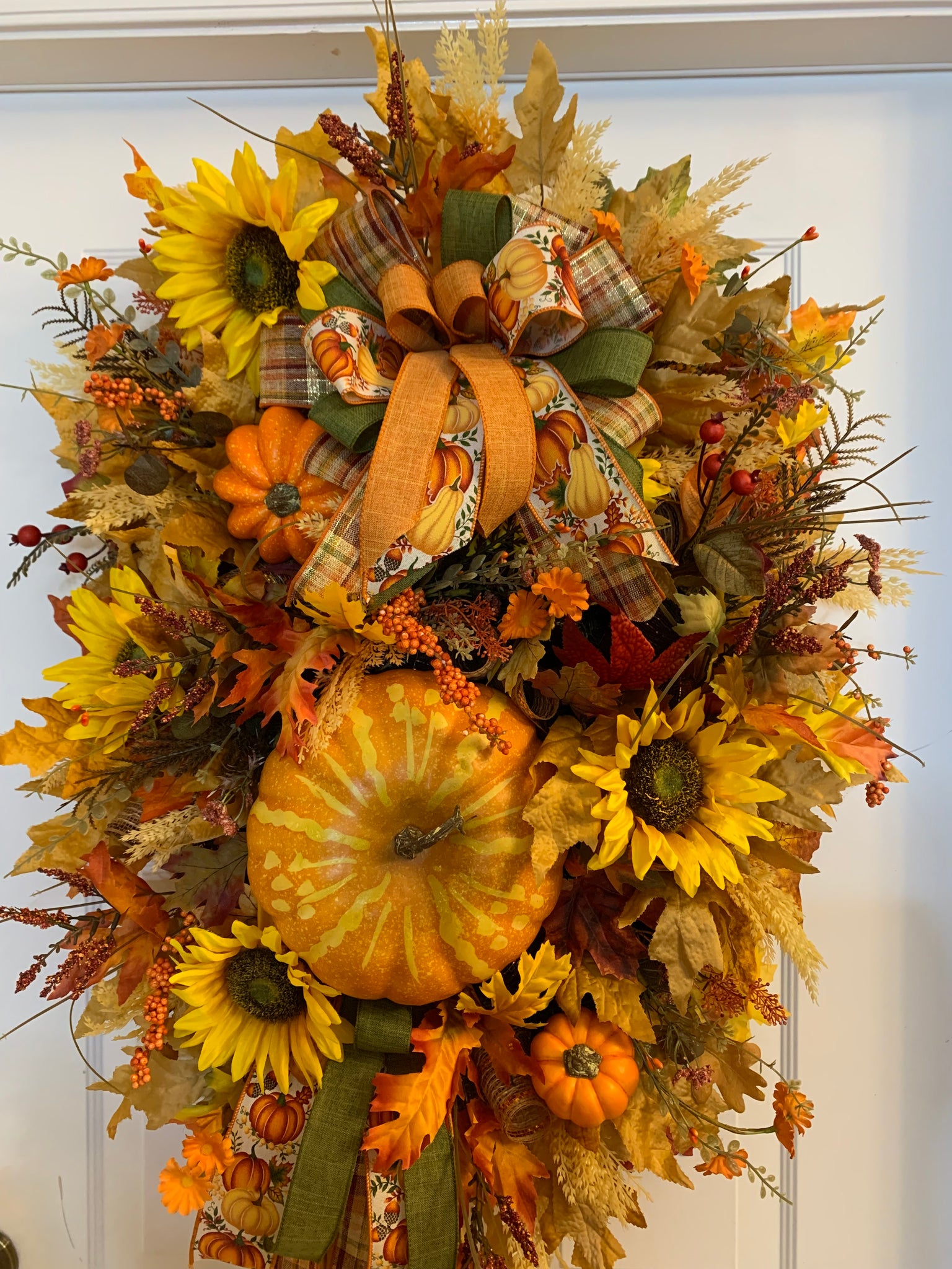 Fall Sunflower wreath