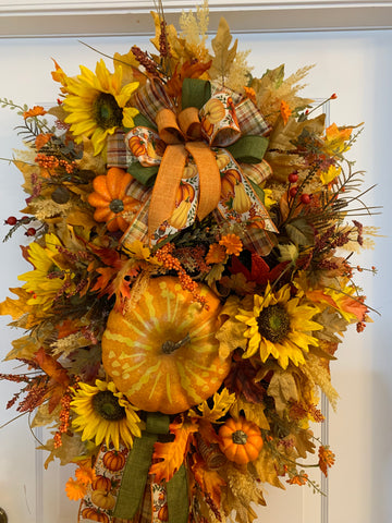 Fall Sunflower wreath